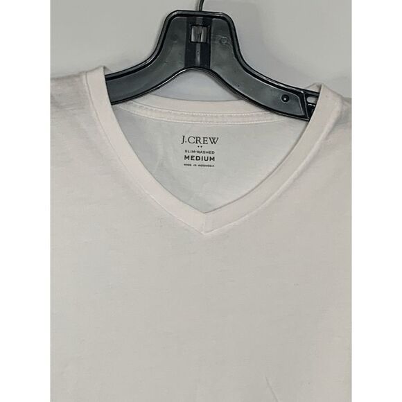 J Crew Slim Washed V Neck T Shirt Size Medium - Picture 3 of 5